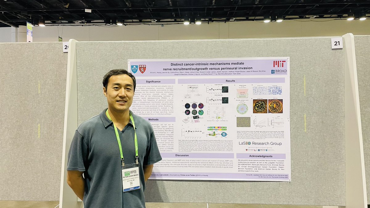 William L Hwang (@drwilliamhwang) on Twitter photo Postdoc extraordinaire Peter Wang <a href="/propriodon/">Peter Wang</a> <a href="/MGHCSB/">MGH Center for Systems Biology</a> presenting some of our #CancerNeuroscience work at #AACR2023, abstract 2513, section 6, board 21 from 1:30-5:00 pm. <a href="/kochinstitute/">Koch Institute at MIT</a> <a href="/LabJacks/">Jacks Lab</a> <a href="/broadinstitute/">Broad Institute</a> Postdoc extraordinaire Peter Wang <a href="/propriodon/">Peter Wang</a> <a href="/MGHCSB/">MGH Center for Systems Biology</a> presenting some of our #CancerNeuroscience work at #AACR2023, abstract 2513, section 6, board 21 from 1:30-5:00 pm. <a href="/kochinstitute/">Koch Institute at MIT</a> <a href="/LabJacks/">Jacks Lab</a> <a href="/broadinstitute/">Broad Institute</a>