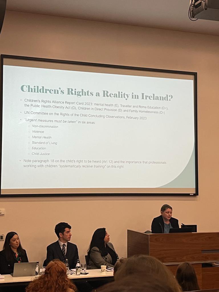 Such a fantastic panel this morning  <a href="/ChildRightsIRL/">Children's Rights Alliance</a> - giving practical remedies to ensure children’s rights are upheld  #KnowYourRights2023