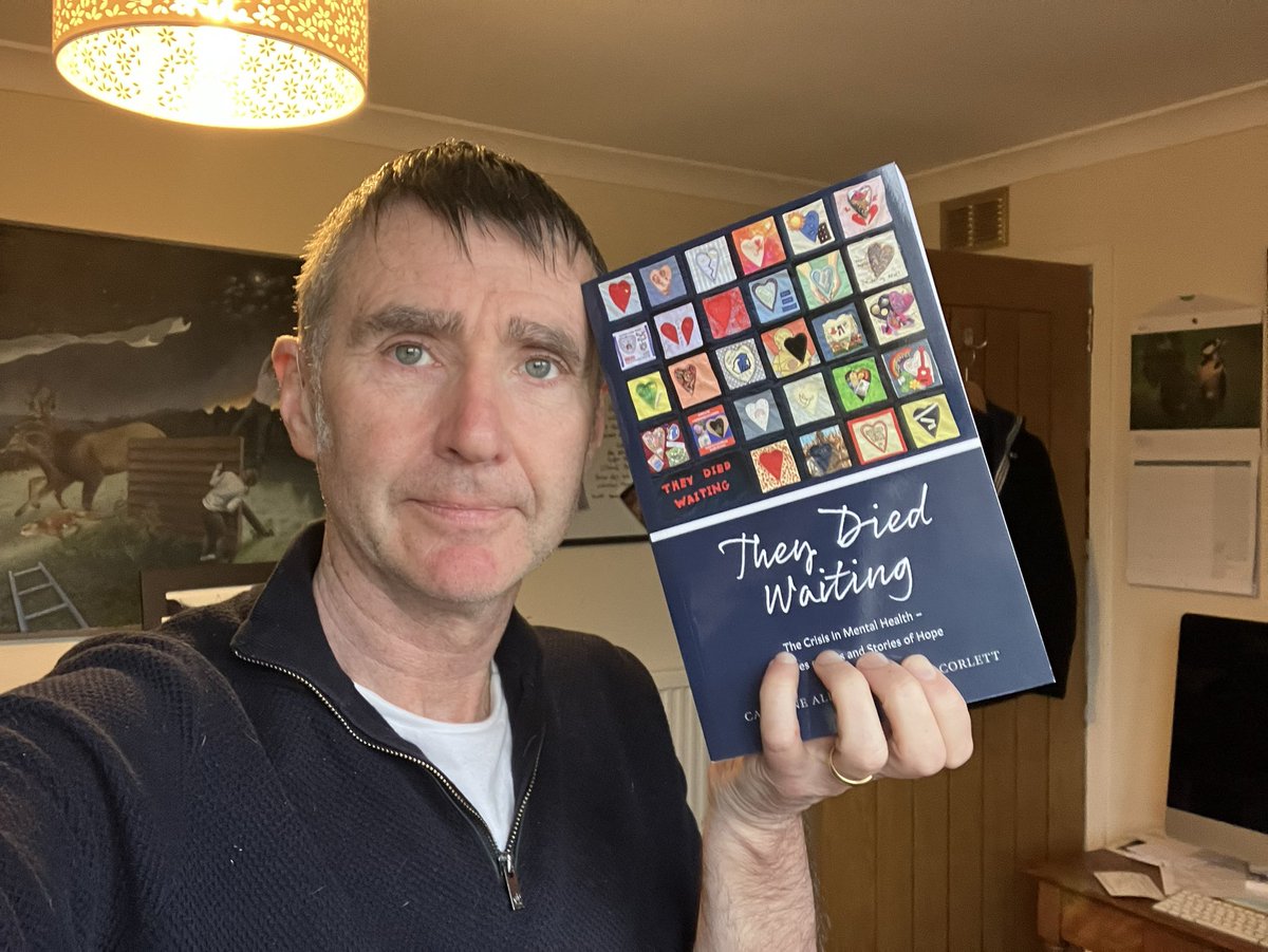 Delighted to receive my copy of #TheyDiedWaiting by @CarolineAldrid5 @waiting_he @TownCloseEmma #MentalHealthAwareness . I can’t wait to share it with NHS colleagues.