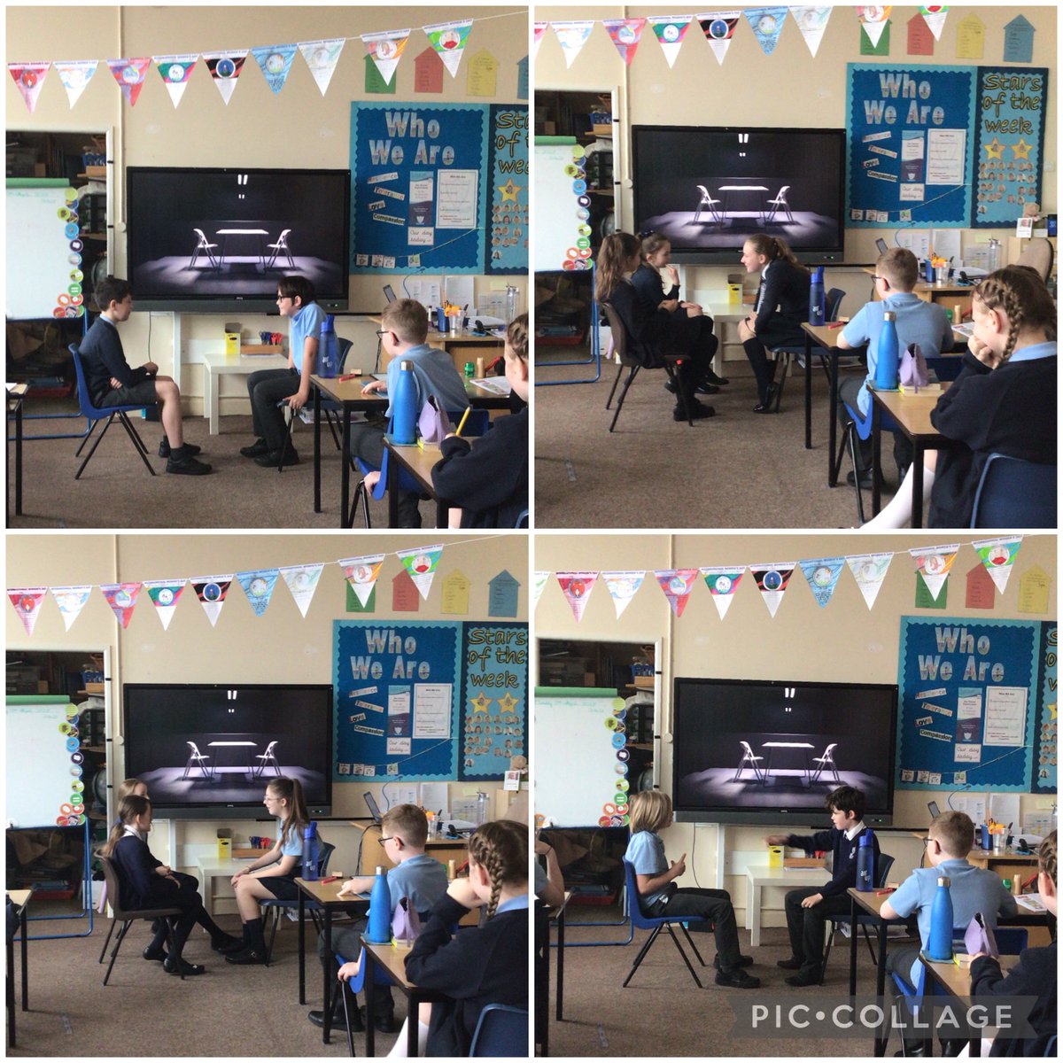 Our next English unit will involve us writing a postcard from a villain in a fairy tale! To get ourselves into character, we selected various villains to role-play a conversation under interrogation from the police. Some fantastic drama performances as always 6M! #EnglishOLOL