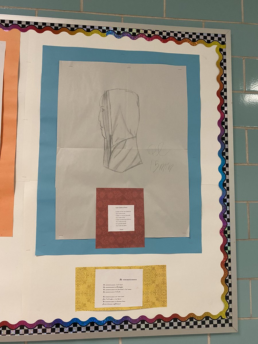 French classes and Visual Arts classes had the chance to collaborate with portraits and poetry. Inspired by Bagages:Mon Histoire 

<a href="/OCDSB/">OCDSB</a> <a href="/RegLavergne/">Dr. Reg Lavergne, BMus, EdD</a>