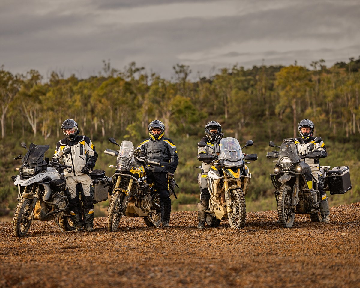 TOURATECH's tweet photo. TEAM. ๐ #touratech #madeforadventure
#offroad #offroadriding #hardluggage #motorcycle #accessories #ridinggear #adventureriding #motogear #motorcycletravel #whyweride #mototravel #multibrand https://t.co/Prt1fEyOmC