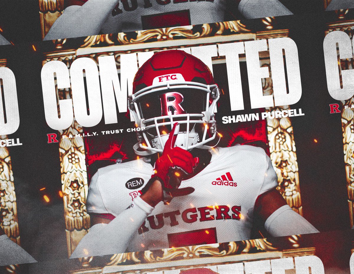 ShawnPurcell05's tweet photo. ITS OFFICIAL 🔴⚪️‼️
AGTG ❗️Thank You Rutgers for the Opportunity ‼️‼️
@MattWalp @Coach_Aurich @GregSchiano @RFootball https://t.co/wuNjuTa0iM