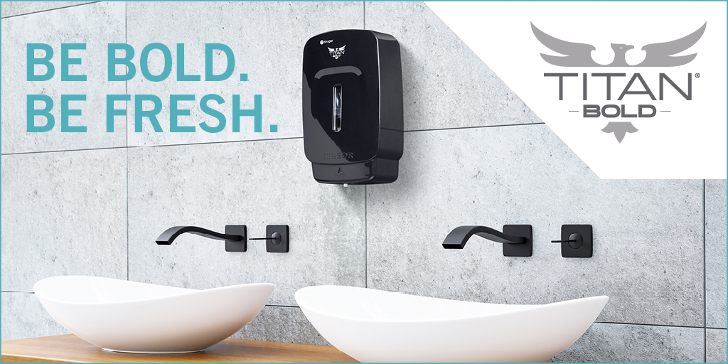 Introducing the NEW Titan® Bold Automatic and Manual Foam Soap Dispensers, exclusive to Kruger Products Away From Home Business. Sleek and minimalist in design, these unimposing dispensers will complement any washroom setting. Learn more here: bit.ly/3ohs5HW