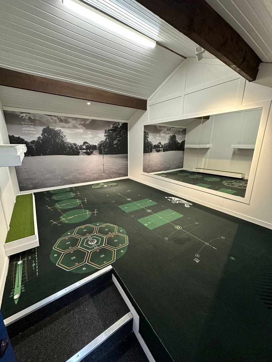 MattGillingham's tweet photo. New Performance Putting Studio almost complete, opening very soon @TheWilmslowGC β³οΈ
#golfincheshire #cheshire #manchester #puttinglab #putting #performance https://t.co/Vg9v5nf2sf