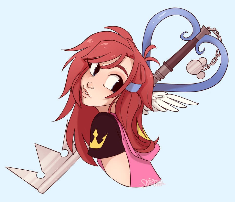 PrismRain13's tweet photo. @SkirtzzzArt I will never not live this commission you did for me of my kingdom hearts OC Sora and Kairi’s daughter! To this day it’s one of my favourite commissions! https://t.co/Atkryt8qlp