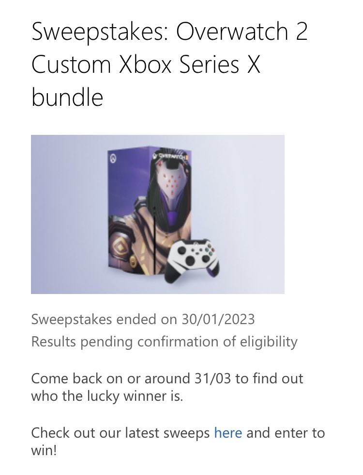 endoxvr's tweet photo. @xboxuk @Microsoft when are you gonna announce the winner? Should have been almost 3 weeks ago https://t.co/uB4zmdbW4k