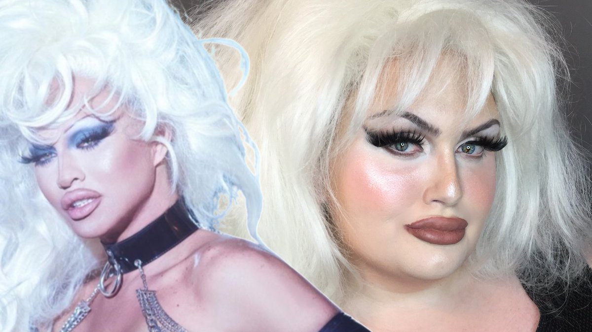 CorrineFergg's tweet photo. Check out my @sashacolby hair and makeup tutorial! The latest in my #TransIcons series https://t.co/AiEmYV8bAN https://t.co/lvjl4oEELU