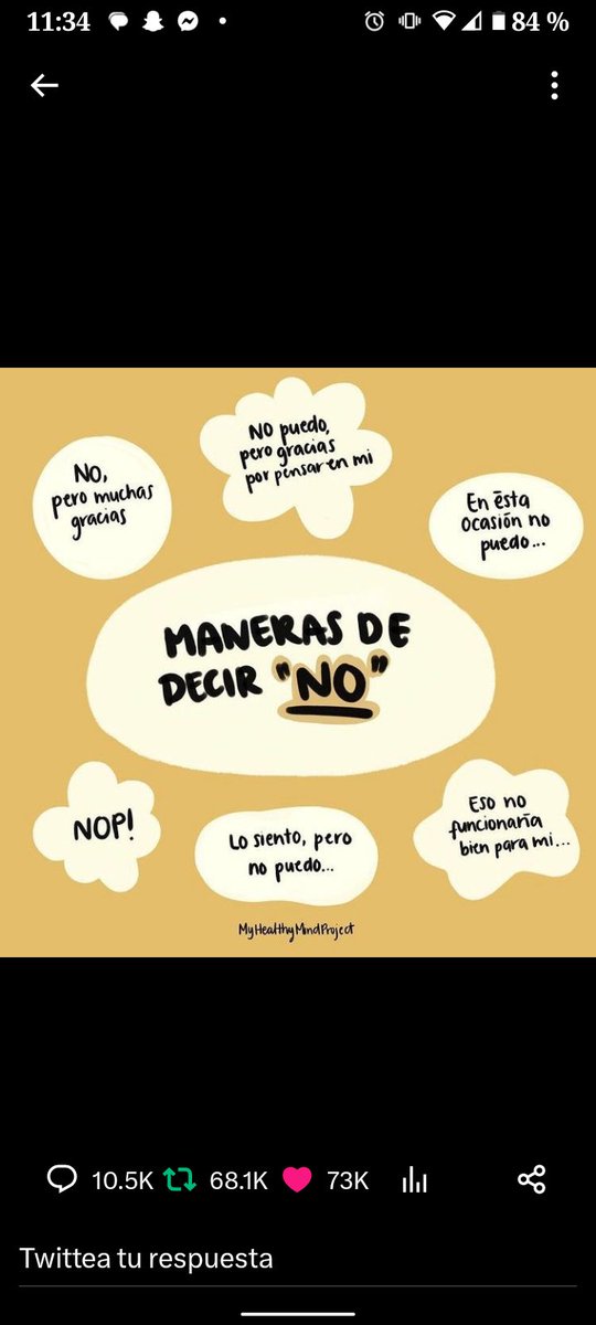 En ocasiones aún q sea difícil lo mejor es decir "No"