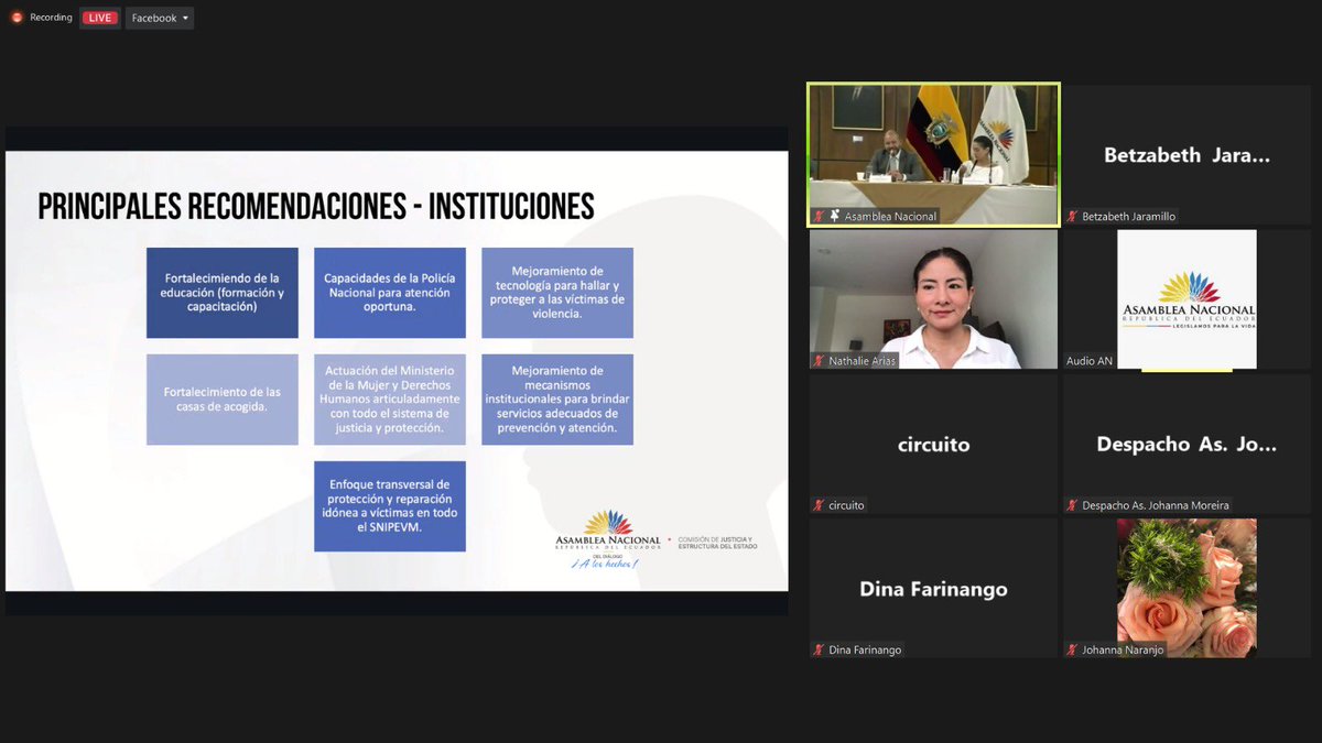 Nathie_Arias's tweet photo. 👩🏽💻Participo en el Taller de Construcción del Plan de Seguimiento a las recomendaciones del informe de Evaluación a la #LOIPEVM. 💪🏽🇪🇨
Es importante que exista el seguimiento a las recomendaciones del informe del que se elaboró, para que se de un efectivo cumplimiento de la aplicación de la leyes.