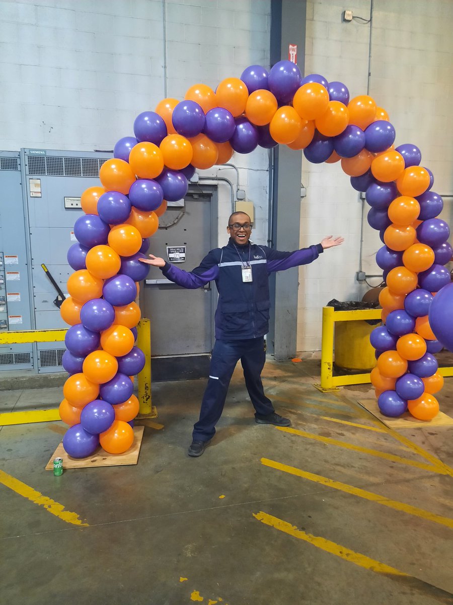 Celebrating my work day. #FedEx50