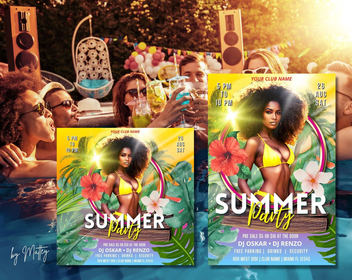 ohmgraphics1111's tweet photo. Get ready to party this summer with our customizable digital templates! ππ Perfect for promoting your upcoming summer events. https://t.co/EQxqczuU5l #SummerParty #DigitalTemplates #Promotion #wetnwild #clubpartyflyer #poolpartyflyer https://t.co/Aj1ERRnTev