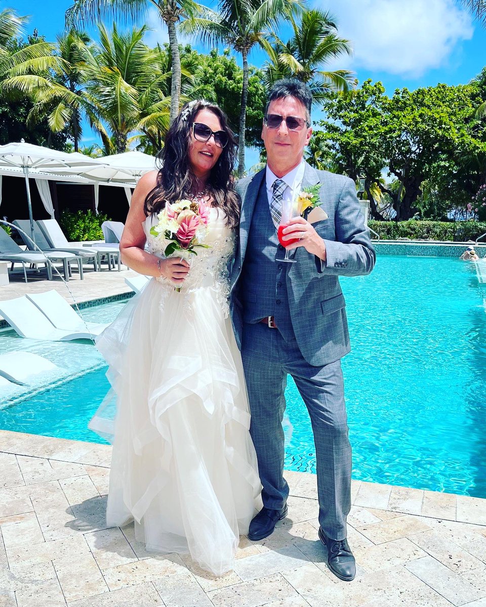 dee_laverty's tweet photo. So we eloped to St Lucia over the Spring break. Officially Mrs Madden #marriage #happiness https://t.co/wK8KdotgiT
