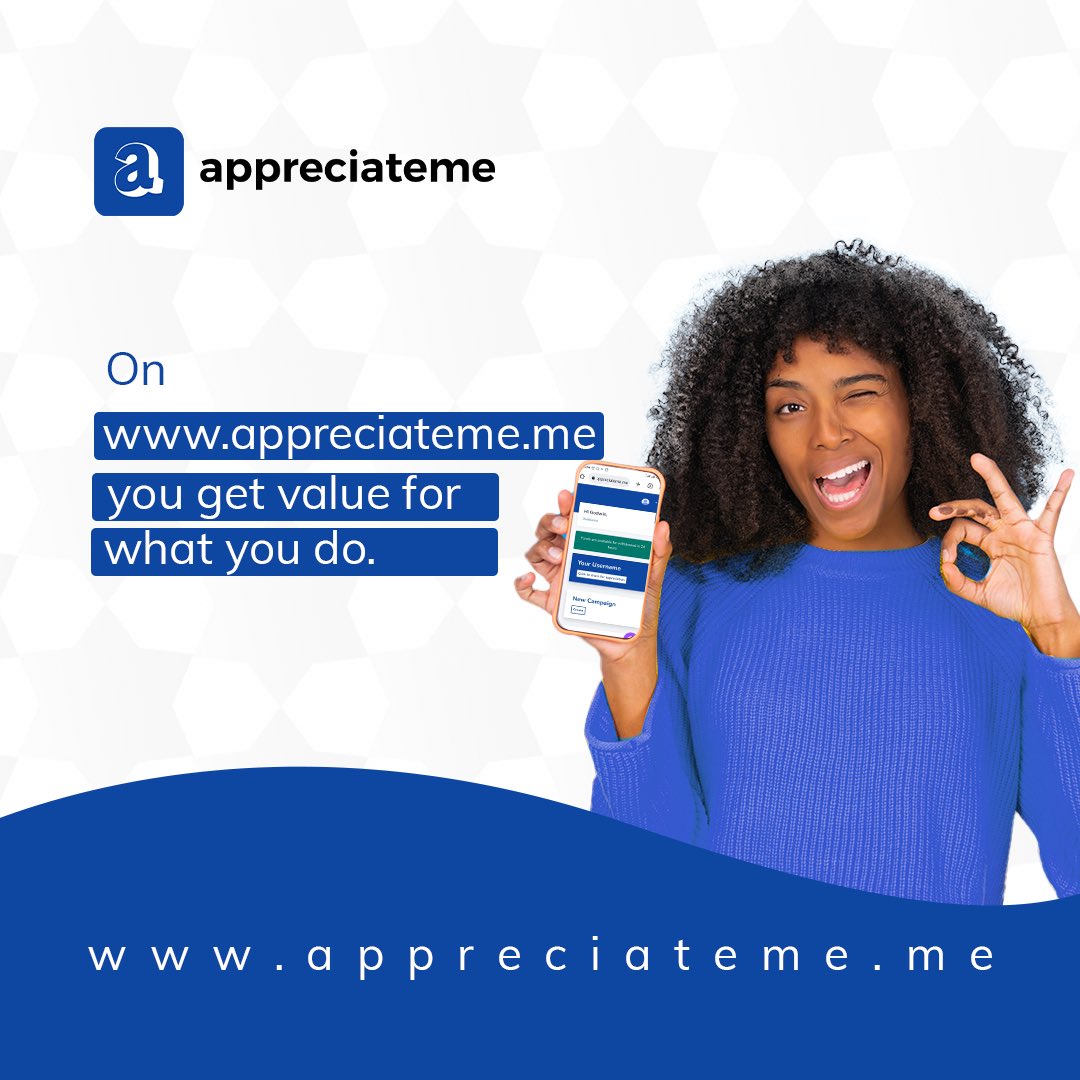 We bring value to what you do with ease. Get on our website today see the options we have for you.

#AppreciateMe #valueforvalue #signuptoday