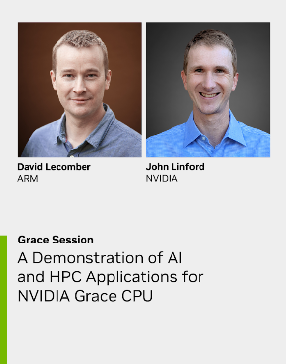NVIDIAAIInfra's tweet photo. Ready for NVIDIA's #Grace CPU? Watch our demonstration from #GTC23 of top machine learning frameworks, #HPC applications, and tools for data science on the NVIDIA Arm HPC DevKit. Watch now. https://t.co/MeBg9D8kUh https://t.co/pxH1JUDRbQ