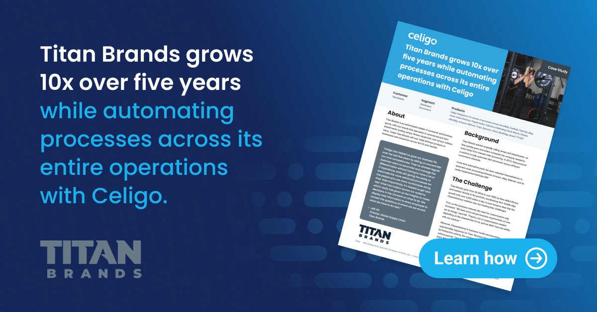 By integrating their business processes, they saved valuable time and over a quarter million dollars! Learn how automation can supercharge your business today #SuccessStory #Automation #Growth #Efficiency #eCommerce 

Read how Titan did it → imptr.io/7qus