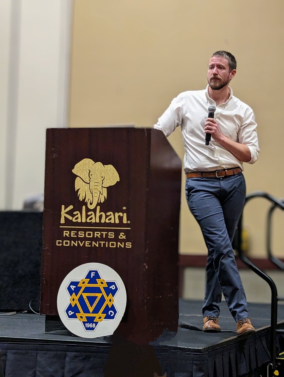 _PAFPC's tweet photo. @Teach4Trust Ricky Robertson sharing a necessary message on childhood adverse experiences and how educators can support these students. #PAFPC55 https://t.co/O4AkaYmmi1