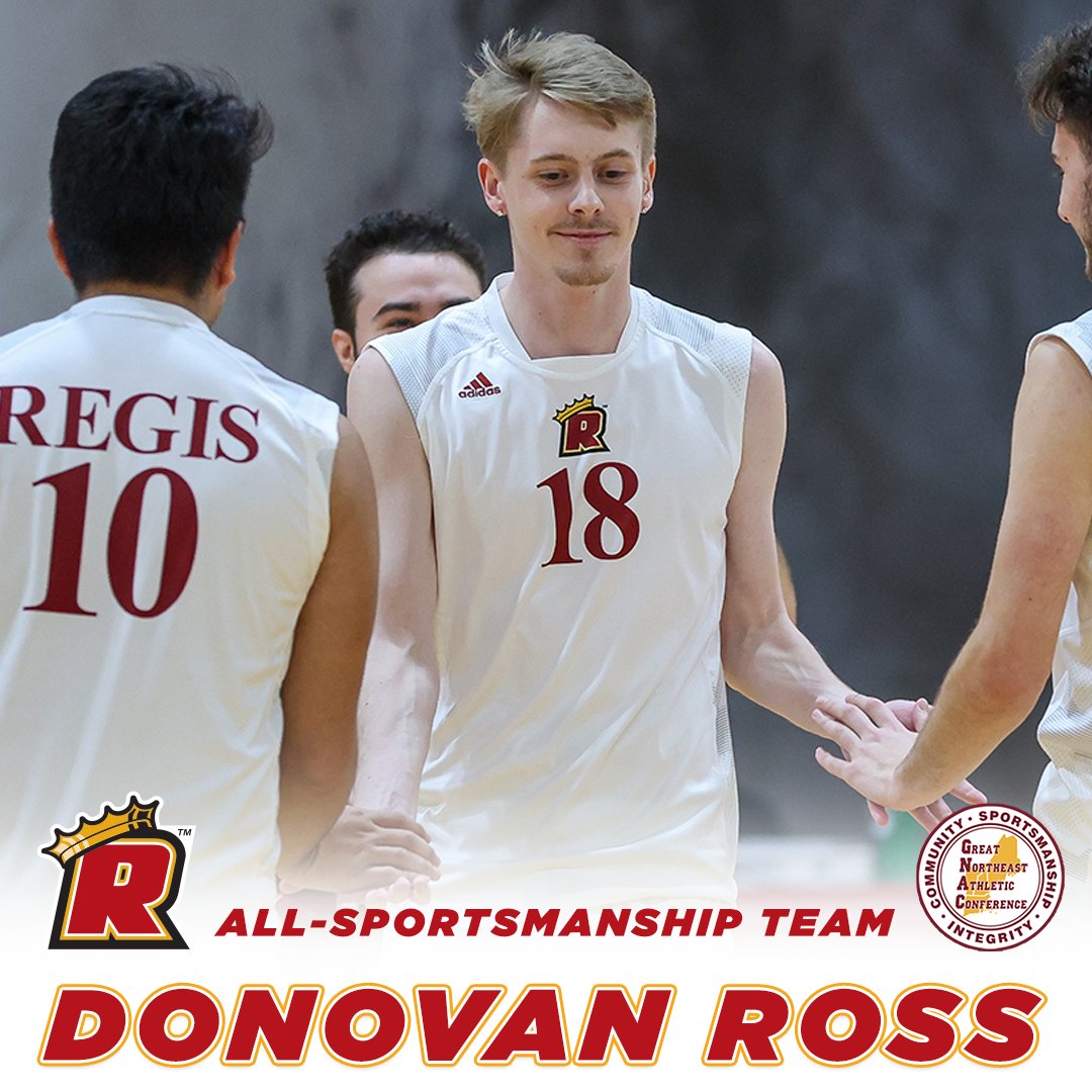 GoRegisPride (@goregispride) on Twitter photo Congratulations to Marcello Cappuccio, Joseph Perez, John Nangle, and Donovan Ross for earning <a href="/TheGNAC/">Great Northeast Athletic Conference</a> men's volleyball postseason awards for <a href="/regis_vb/">Regis College Volleyball</a>! #RoarPride
Story at GoRegisPride.com Congratulations to Marcello Cappuccio, Joseph Perez, John Nangle, and Donovan Ross for earning <a href="/TheGNAC/">Great Northeast Athletic Conference</a> men's volleyball postseason awards for <a href="/regis_vb/">Regis College Volleyball</a>! #RoarPride
Story at GoRegisPride.com