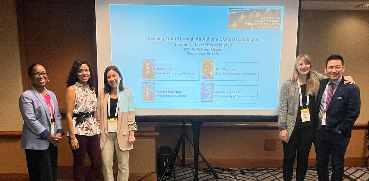 fcdusorg's tweet image. TY @zoelenehill @teachingbrain @jkeysadair Mark Nagasawa for our #AERA23 session on seeking truth through research. Yes, researchers must truly understand the population being studied. Otherwise, the racism and sexism that exist in #ECE policy and systems will permeate the field.