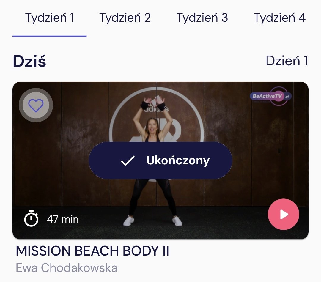 inezkaleo's tweet photo. 1. dzień wyzwania z Chodą zaliczony ✅️ 
Do końca wyzwania pozostało 49 dni #fitkwiecien https://t.co/Wxzv1g19aH