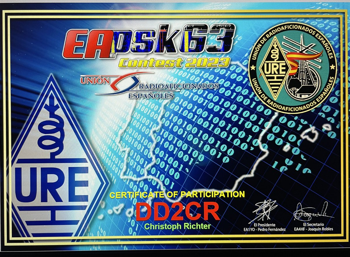 ChrRichter's tweet photo. Platz 185/256 beim EAPSK63-Contest der #URE in der ersten Teilnahme.
Hat riesig Spaß gemacht 👍

#Amateurfunk #Digimode #Contest #PSK63 #Kurzwelle https://t.co/le82aYLbfR