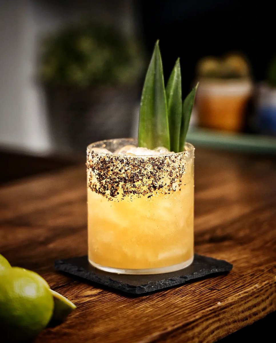 Texture is an extremely important part of a cocktail. This cocktail created by @prince_cornerbar uses Mezcal, Amaro, agave, pineapple, and fresh lime juice with a black pepper corn rim on the glass to create a unique combination of texture and flavor.
- Nathan Oliver, BTL SVC