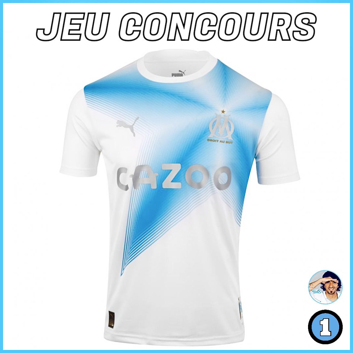 🔵⚪ Les ami(e)s, je vous propose de gagner le nouveau maillot « spécial » 30 ans de la victoire de l'OM en Ligue des Champions !

𝗣𝗼𝘂𝗿 𝗽𝗮𝗿𝘁𝗶𝗰𝗶𝗽𝗲𝗿 
➔ RT + Follow :
<a href="/champ1om/">Champ1OM</a> &amp; <a href="/Vincent_1393/">𝐕𝐢𝐧𝐜𝐞𝐧𝐳𝐨 𝐓𝐨𝐦𝐦𝐚𝐬𝐢</a> 

T.A.S le lundi 24 avril ! 🍀 #TeamOM