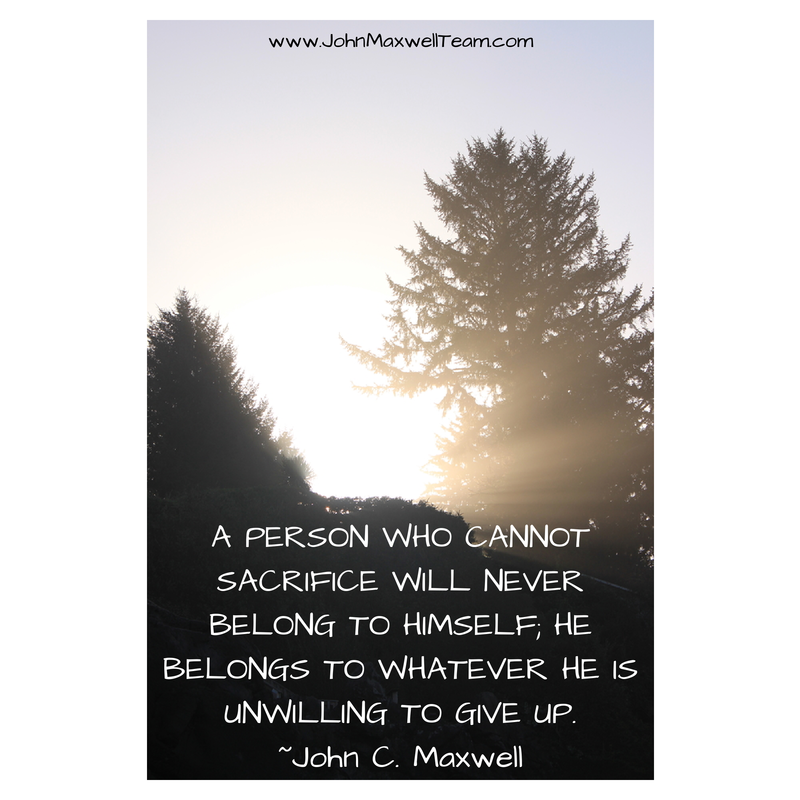 Don't hold on too tightly. If your hands are full, you can't pick anything else up. #JMTeam
