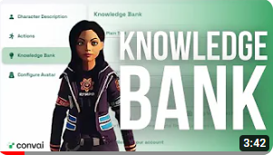 holmesjtg's tweet image. 💯At #Convai, we focus on building trust and strong long term relationships with enterprise clients. A main goal for conversational #AI characters is response accuracy for  through our Knowledge Bank feature: youtube.com/watch?v=yXzU8j…