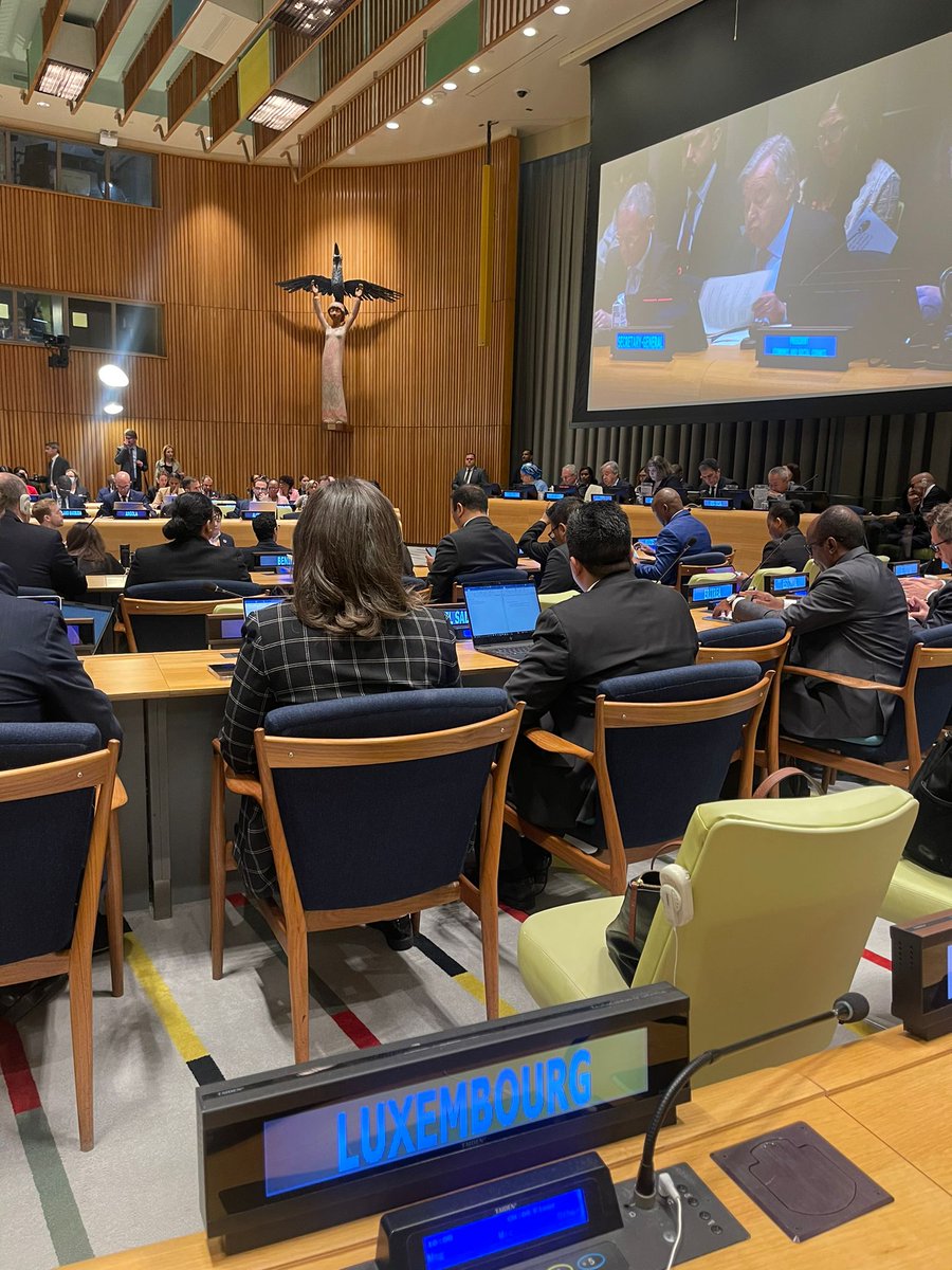 LuxembourgUN's tweet image. The 2023 ECOSOC #FinancingforDevelopment Forum kicked off today!
#Luxembourg🇱🇺 remains committed to Addis Ababa Action Agenda on #Fin4Dev. #FFD Forum this week & High-Level Dialogue in September will provide 🔑 opportunities to make progress towards #SDGs & #FinancingOurFuture