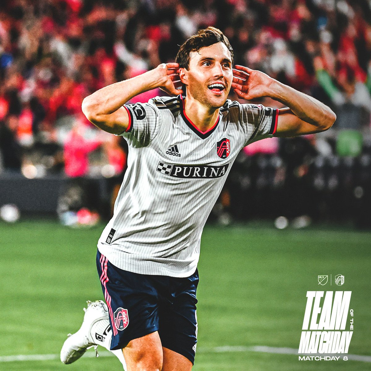 stlCITYsc's tweet photo. Boys are back 😏 

Stroud and Löwen named to the @MLS Team of the Matchday. https://t.co/gaOfrhVTOz