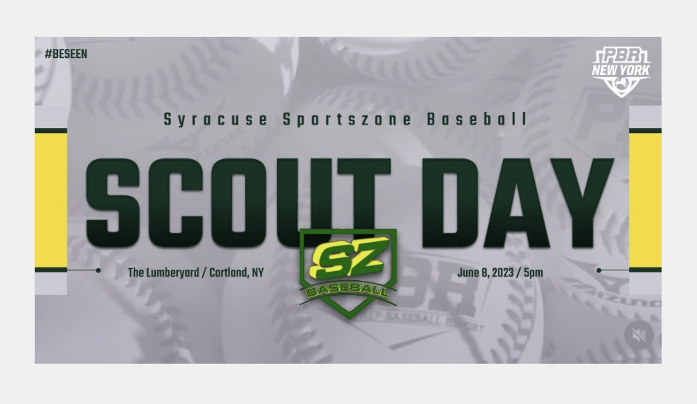 Syracuse Sports Zone (@sportszoneacad) on Twitter photo Syracuse Sports Zone Baseball PBR Scout Day is June 8th at Gutchess Lumberyard in Cortland, NY. Looking forward to another successful event!Over 60+ SZ players expected to participate. <a href="/SZ_Recruits/">Syracuse Sports Zone Recruits</a> @PBRNewYork @PBR_NY_Carrier <a href="/DanCevette/">Dan Cevette</a> Syracuse Sports Zone Baseball PBR Scout Day is June 8th at Gutchess Lumberyard in Cortland, NY. Looking forward to another successful event!Over 60+ SZ players expected to participate. <a href="/SZ_Recruits/">Syracuse Sports Zone Recruits</a> @PBRNewYork @PBR_NY_Carrier <a href="/DanCevette/">Dan Cevette</a>