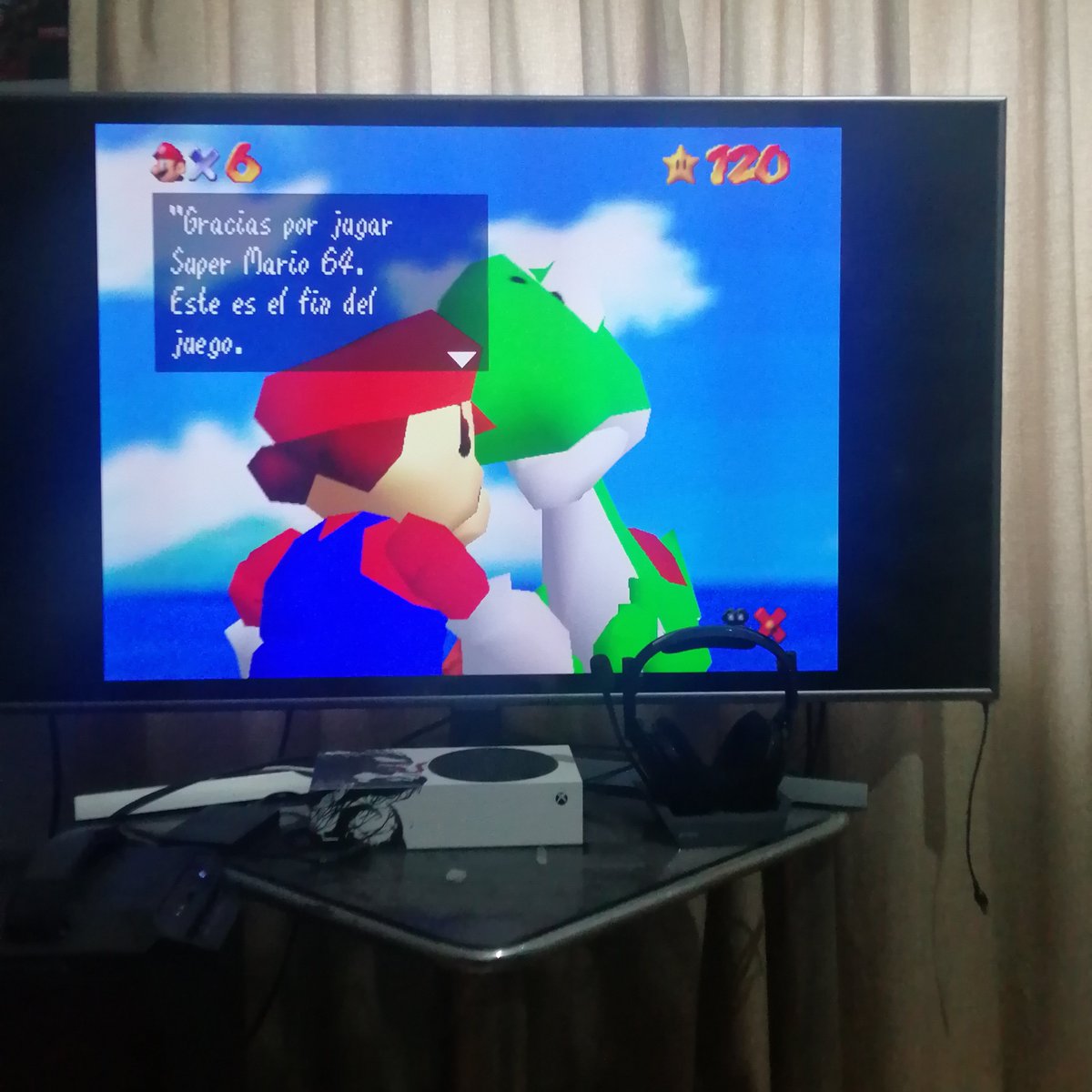 Sparkkilljoy's tweet photo. Ahora que esta de moda #MarioBrosMovie jugué y termine Mario 64 después de 27 años de su estreno #nostalgia a full power obvio 😂 ❤️

#MarioBros
#Nintendo https://t.co/izpJSYIrjl