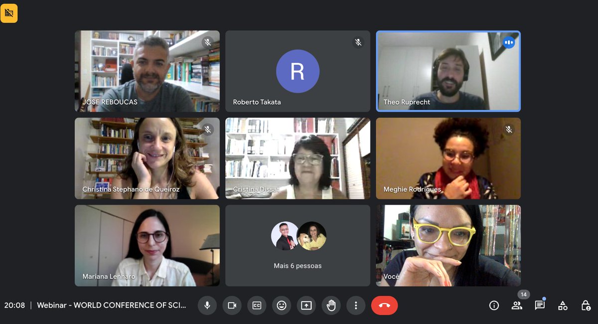 Encontro da <a href="/redecomciencia/">RedeComCiência</a> para debater a participação de membros na 12ª Conferência Mundial de Jornalistas Científicos (<a href="/WCSJ23/">12th World Conference of Science Journalists</a>), realizada em Medellín, na Colômbia.