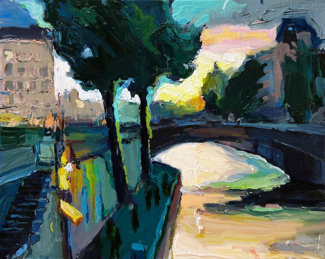 This seems like yesterday… that warm glow on the river. City lit up like a diamond… new painting, “Paris Nocturne”, 35X45cm, oil on board.

#richardclaremont #france #parispainting #artist #citypainting #cityoflight #thickpaint #oilpainting