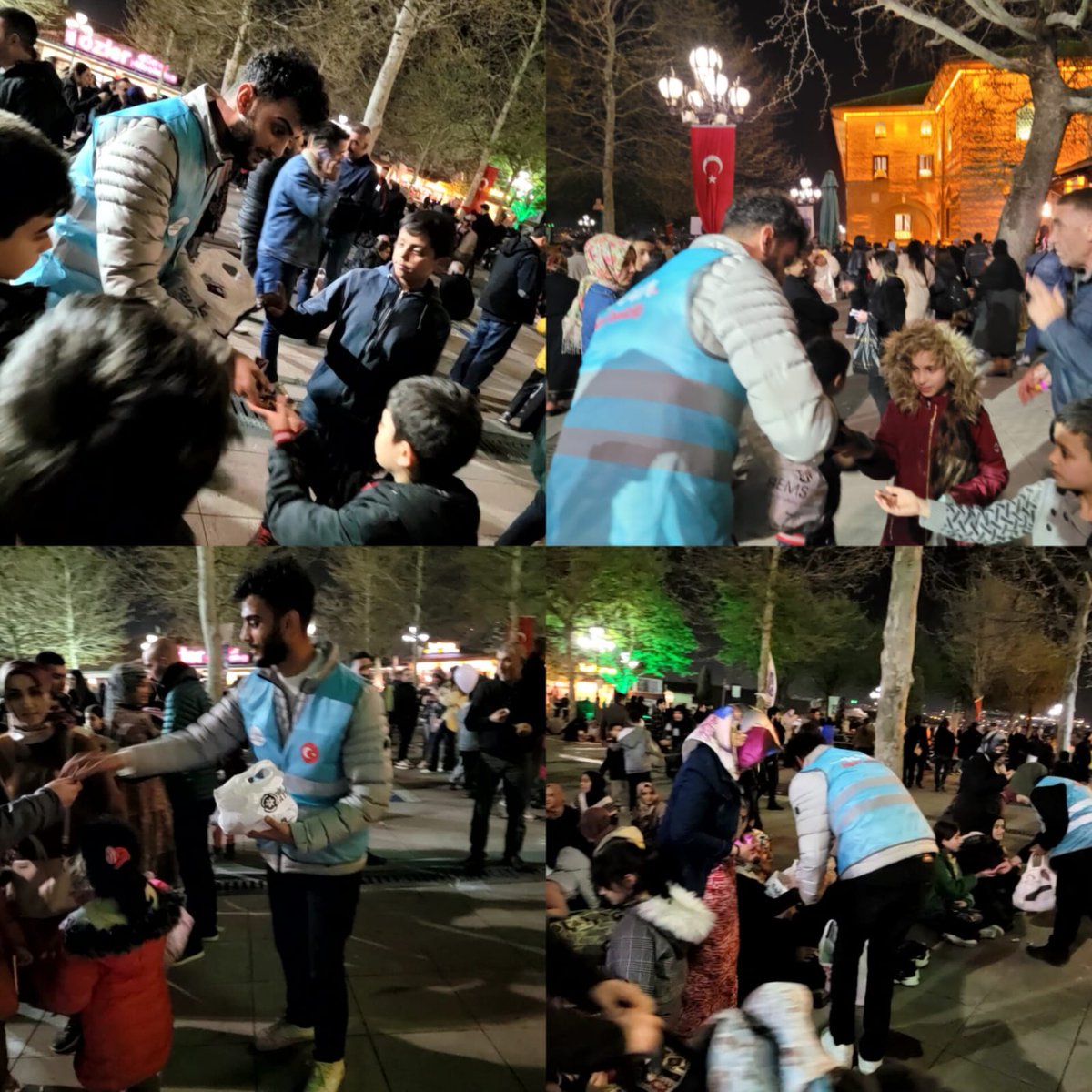 Ankara Üniversite Koordinatörlüğü olarak Hacı Bayram Veli Camiinde Teravih Namazı öncesi İkramlık ve Mescidi Aksa farkındalığı için bilgi notları dağıtımı yaptık.
Tüm İslam aleminin Kadir gecesi mübarek olsun.