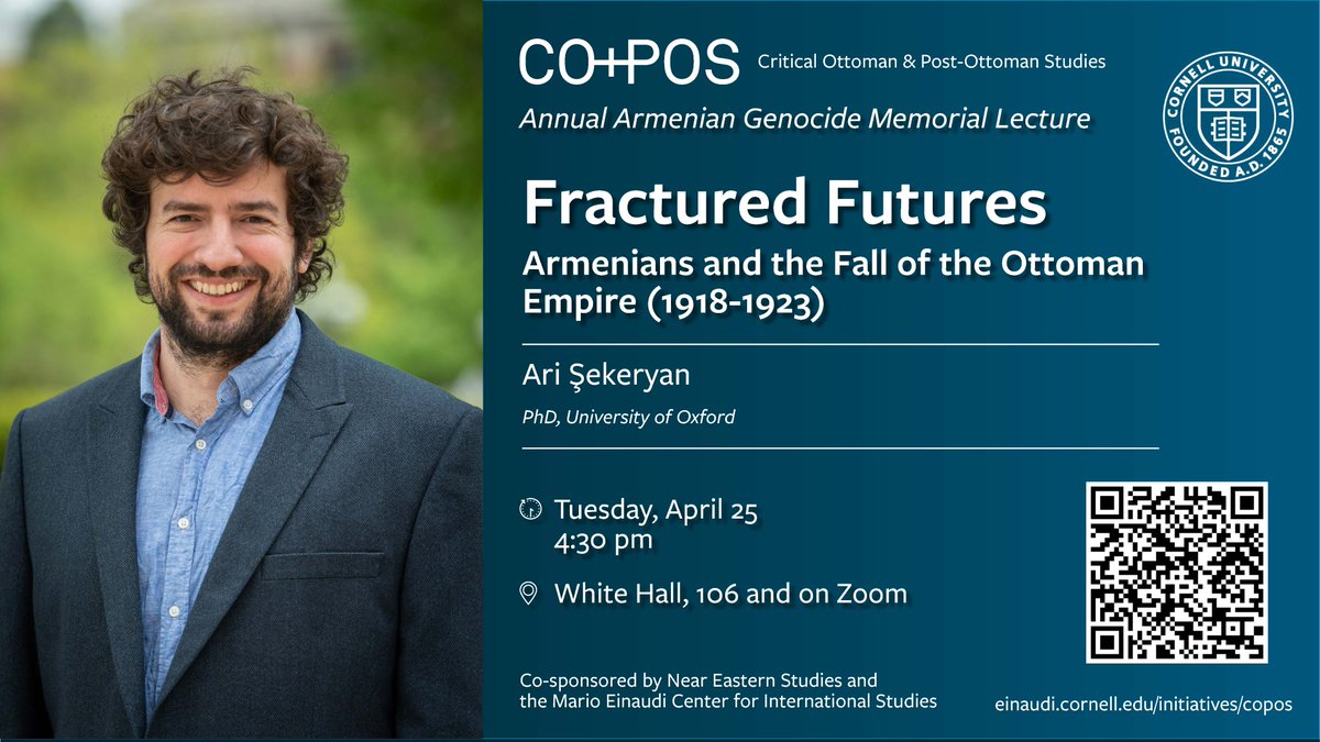Please register below and attend online or in person the Annual #Armenian #Genocide Memorial Lecture.
events.cornell.edu/event/fracture…