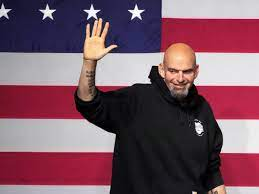 MsKerolynC's tweet photo. Senator Fetterman @SenatorFettermanPA returned to work today!

💙 to welcome him back! https://t.co/lJM5nUVS9V