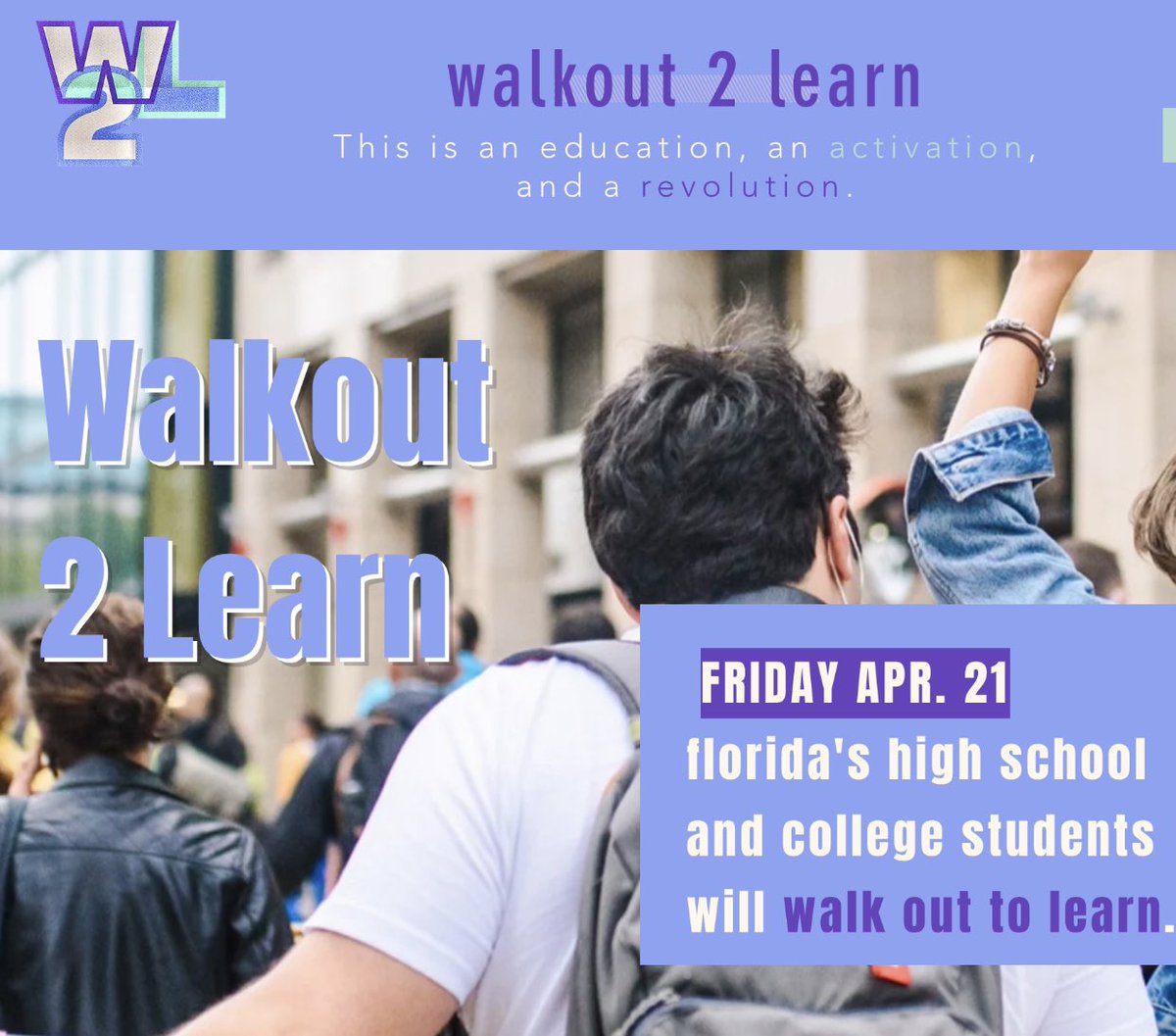 BREAKING: A MASSIVE walkout involving High School and College students is scheduled to take place in Florida on April 21st, with the purpose of DEFYING Ron DeSantis and his OUTRAGEOUS assault on Education, the LGBT+ community and efforts to SILENCE education about race. Details