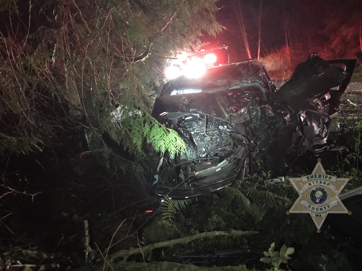 Kitsap Sheriff on Twitter "A woman was killed in a crash in the 5800