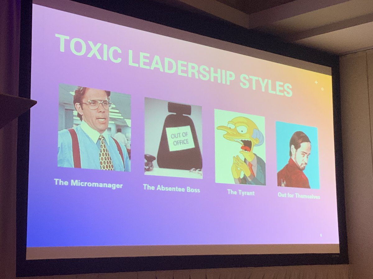 ktcollopy's tweet photo. Have you had a bad boss? What category would you put them in? Tyrannical bosses are the worst and will put others down/set them back.  -@AmiTomaszewski #CCTMC23 https://t.co/mzVYXoGPYP