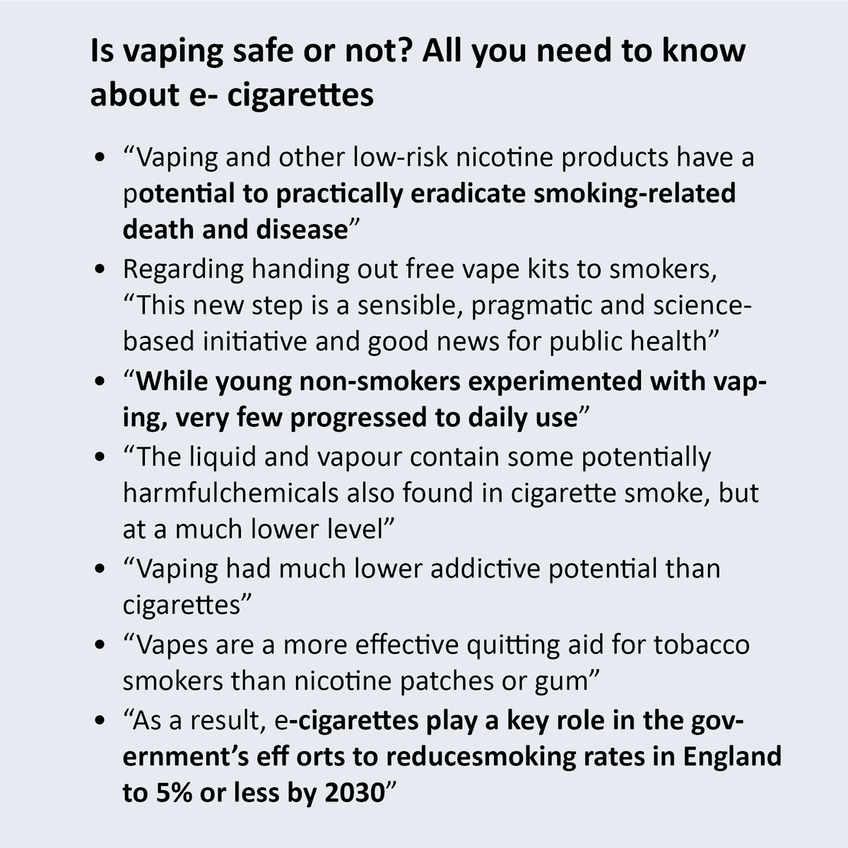 What? An accurate, evidence-based article on #vaping in @guardian Oh...I see, it is not @GuardianAus and Melissa Davey was not involved. This time they quote REAL experts Professors Peter Hajek and Alan Boobis and give the facts A refreshing change theguardian.com/society/2023/a…