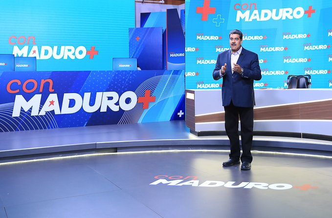 Presidente Maduro estrenó nuevo programa “Con Maduro +”
bit.ly/3mJgfpu

#ConMaduroMásRevolución