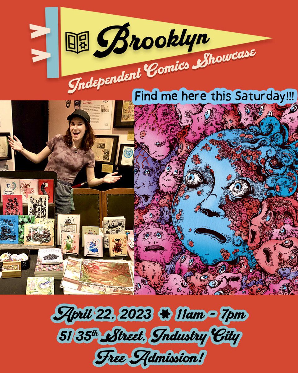 Allison Conway (@allistrations) on Twitter photo I will be tabling this Saturday at the Brooklyn independent Showcase @bics_ny !! A comic con at <a href="/IndustryCity/">Industry City</a> organized by <a href="/StMarksComicsNY/">St. Mark's Comics</a> ! Pls do stop by if you can and say hi, Ill be lurking somewhere…
#comicconvention #comics #stmarkscomics #cartoonist #comicbookart I will be tabling this Saturday at the Brooklyn independent Showcase @bics_ny !! A comic con at <a href="/IndustryCity/">Industry City</a> organized by <a href="/StMarksComicsNY/">St. Mark's Comics</a> ! Pls do stop by if you can and say hi, Ill be lurking somewhere…
#comicconvention #comics #stmarkscomics #cartoonist #comicbookart