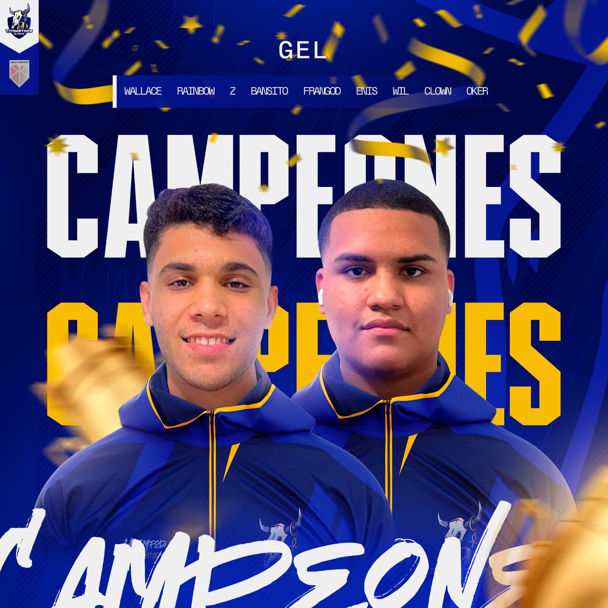 TSA Gaming (@tsagaming_) on Twitter photo #CR • Somos Campeones ⭐️
¡ Un nuevo título para la alianza !
Tras una emocionante batalla donde se dio todo en la arena nos alzamos como flamantes campeones de la liga 💙
🏆• @Gel_Match
⚔️• <a href="/Demons_GamingGG/">Demons Gaming</a>
📋• 3x2
📡• twitch.tv/christianeln0b
#AimForTheStars ✨️ #CR • Somos Campeones ⭐️
¡ Un nuevo título para la alianza !
Tras una emocionante batalla donde se dio todo en la arena nos alzamos como flamantes campeones de la liga 💙
🏆• @Gel_Match
⚔️• <a href="/Demons_GamingGG/">Demons Gaming</a>
📋• 3x2
📡• twitch.tv/christianeln0b
#AimForTheStars ✨️