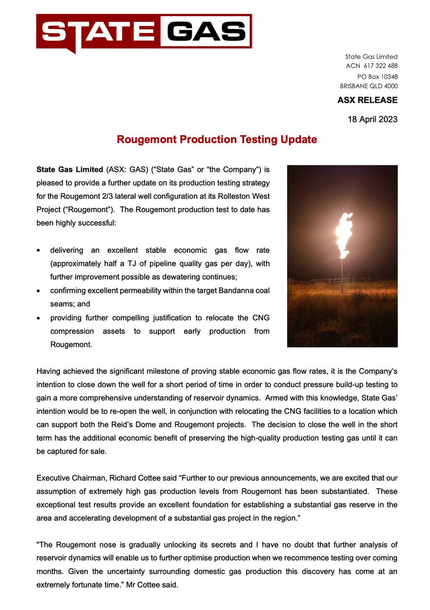 fulovitboss's tweet photo. $GAS 🔥 #StateGas
Rougemont Production Testing Update. #GAS https://t.co/S2IytXw7RS