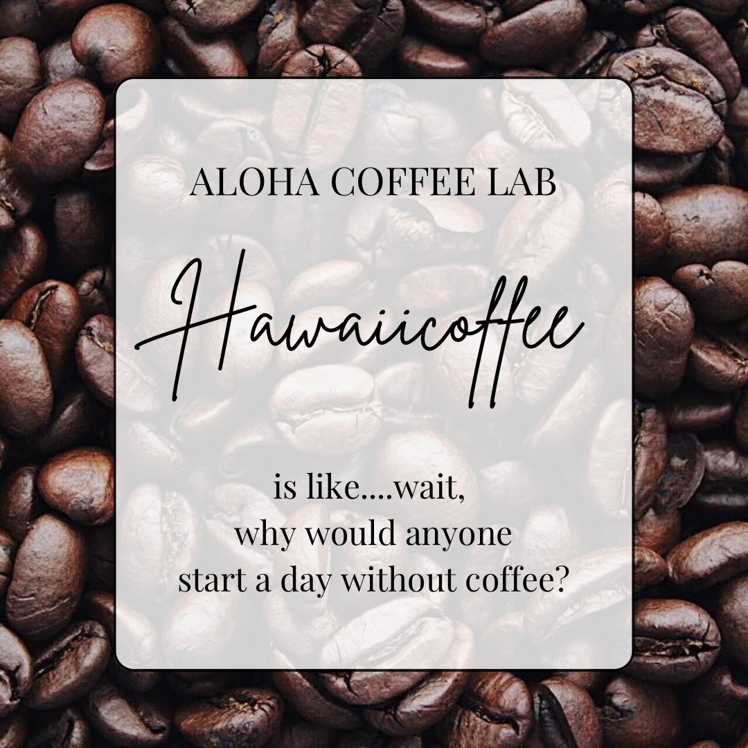 ALOHACOFFEELAB's tweet photo. Hawaii an cofeee https://t.co/ICi3ZyA7C6