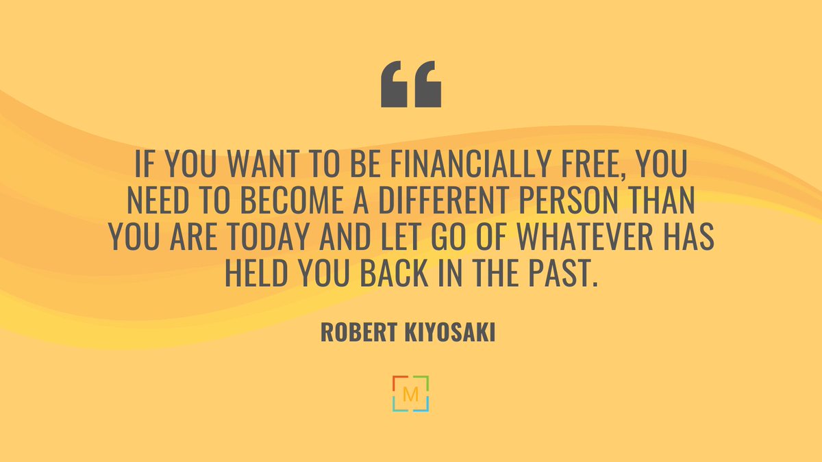 Let go of the past and embrace the future you desire. Becoming financially free starts with transforming into the best version of yourself.

#FinancialFreedom #PersonalGrowth #MondayMotivation