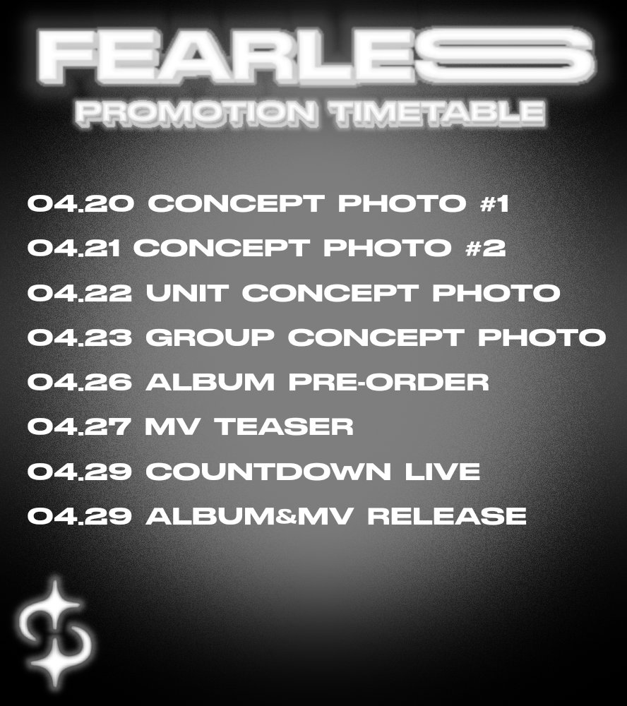 we_heaverly's tweet photo. HEAVERLY <FEARLESS> TIMETABLE

04.29.2023

#FEARLESS #HEAVERLY #HANA #MAYA #GISELLE #IVY #SKY https://t.co/MI1uRUevnC