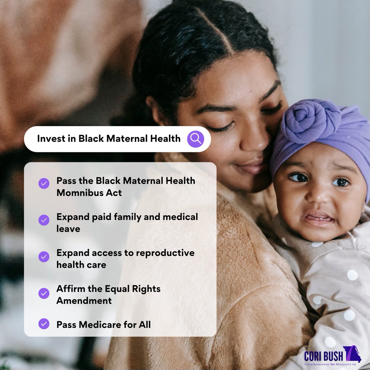 Black people are dying at 3x the rate of white people from preventable pregnancy complications.

We must champion policies that invest in the health and well-being of Black parents and children. #BMHW23